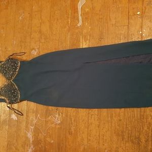 Forest Green Fitted Gown